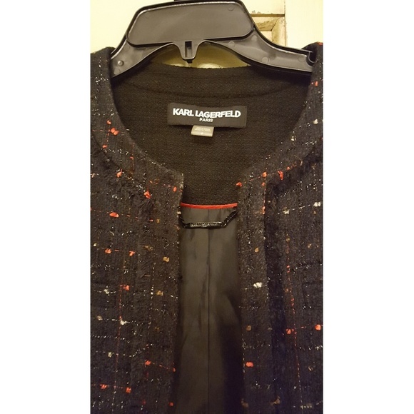 KARL LANGERFELD TWEED BLAZER 🆕 - Picture 3 of 5
